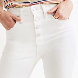 Madewell white skinny jeans- Size 24